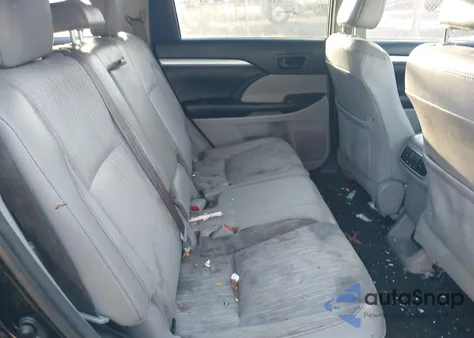 2017 Toyota Highlander Le Plus from USA, damaged, VIN 5TDBZRFH4HS388746